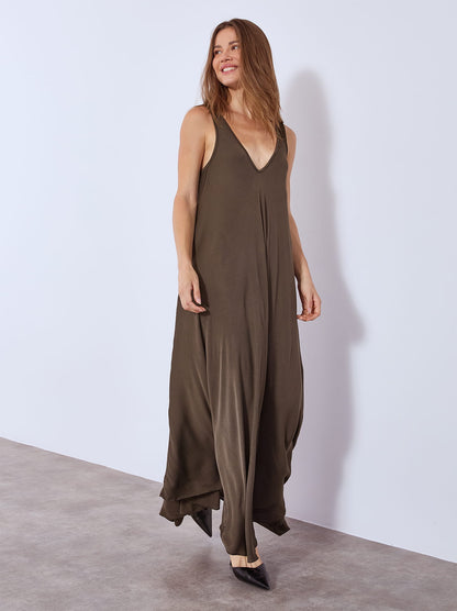 Aria VBS™ | Robe Longue Fluide & Évasée Style Estival