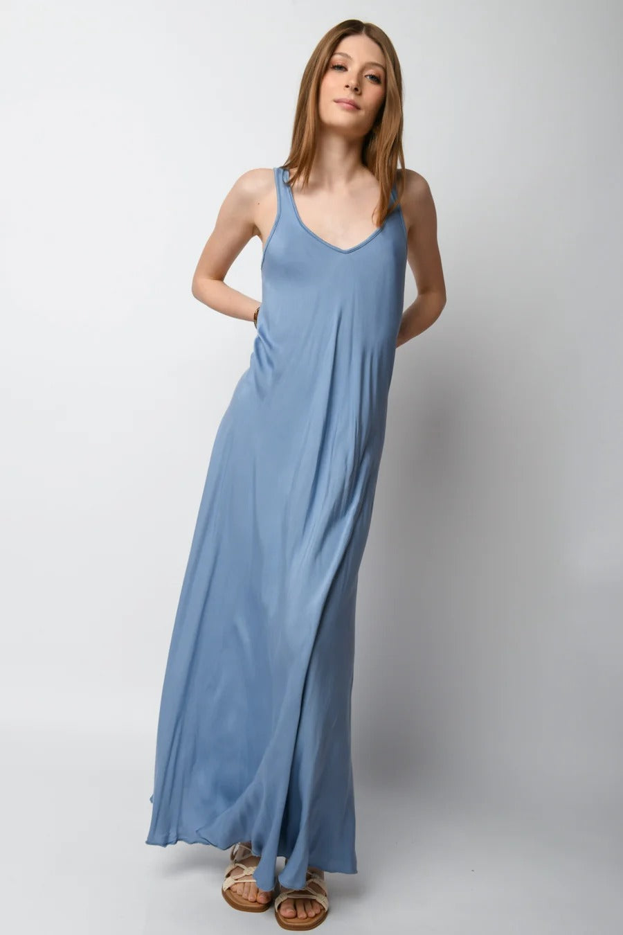 Aria VBS™ | Robe Longue Fluide & Évasée Style Estival