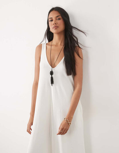 Aria VBS™ | Robe Longue Fluide & Évasée Style Estival