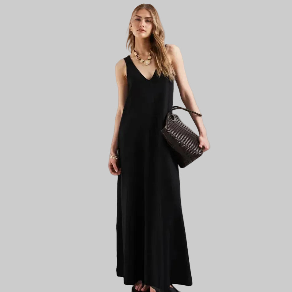 Aria VBS™ | Robe Longue Fluide & Évasée Style Estival