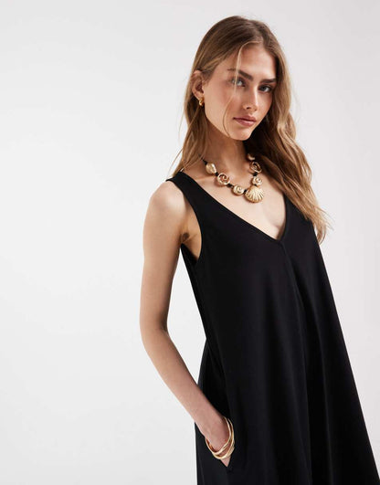 Aria VBS™ | Robe Longue Fluide & Évasée Style Estival
