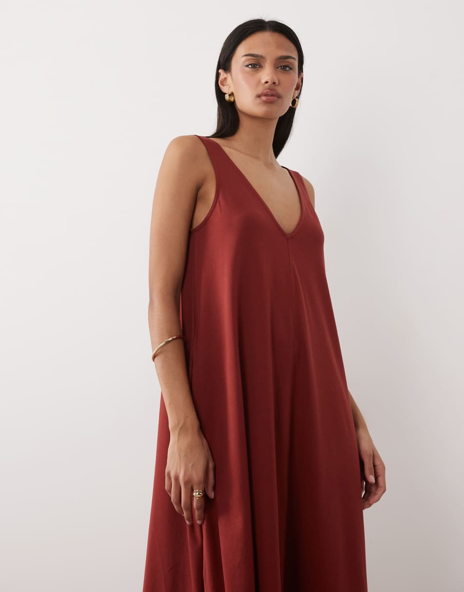 Aria VBS™ | Robe Longue Fluide & Évasée Style Estival